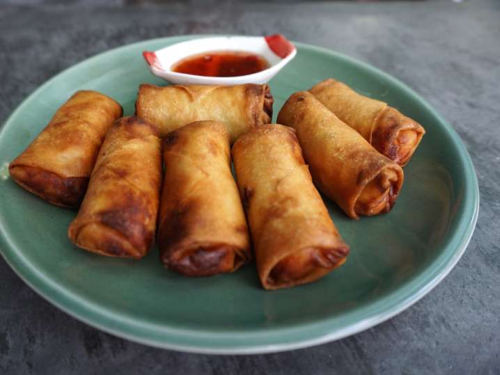 Northwest Spring Rolls Shot