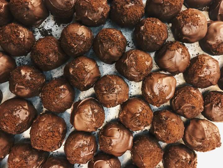 Superfood Chocolate Ganache Truffles Shot