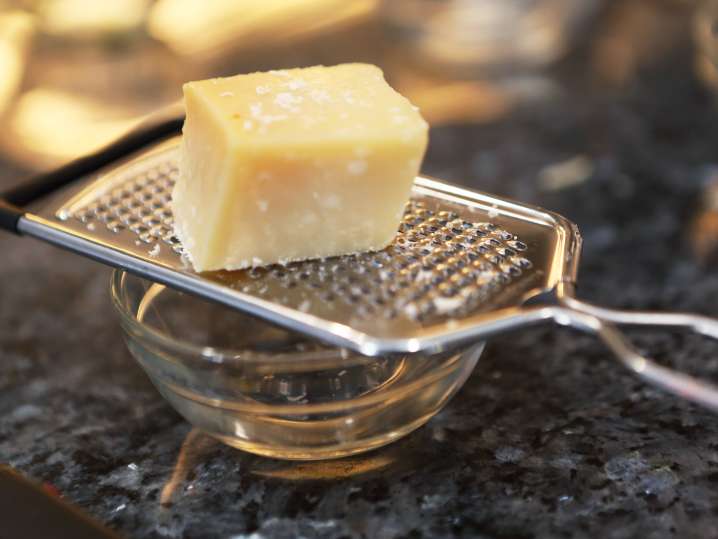 parmesan cheese on a grater Shot