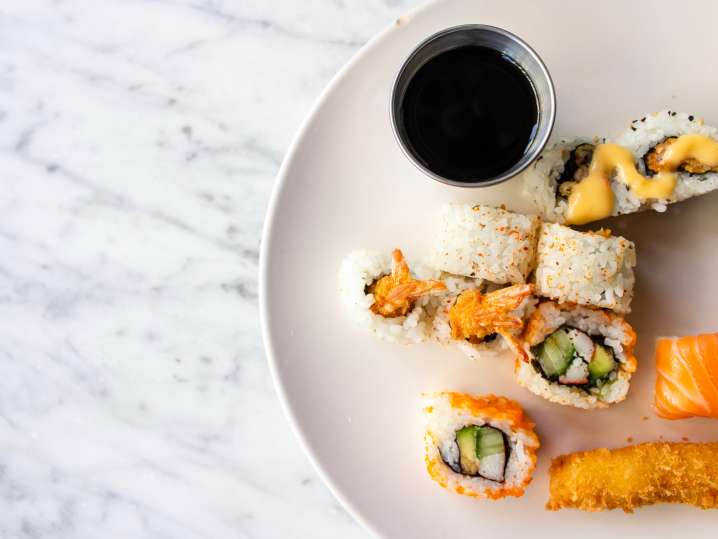 Signature Sushi Rolls and Sauces