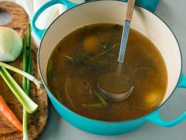 making broth for ramen Shot