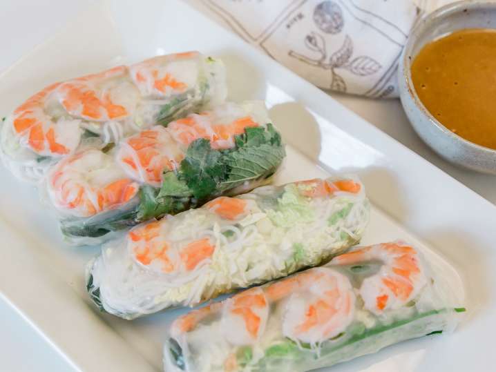 Fresh Shrimp Spring Rolls