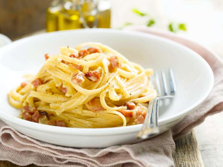 Homemade Pasta Carbonara