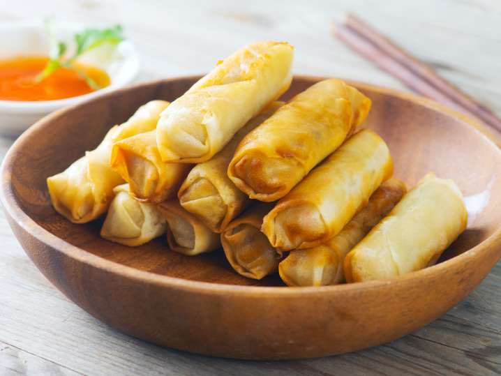 Handmade Chinese Egg Rolls
