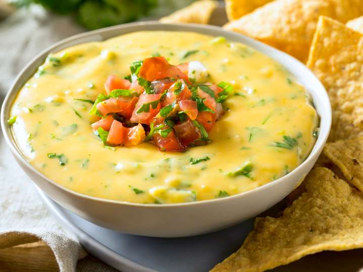 Queso and Homemade Chips