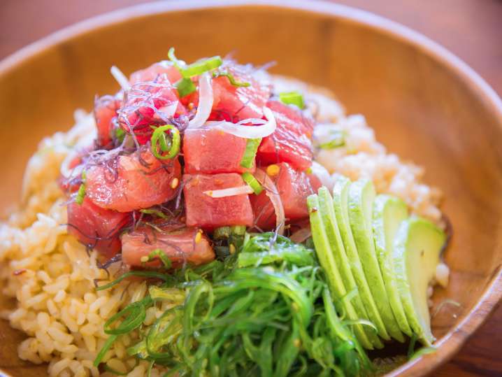 Ahi Tuna Poke Bowls