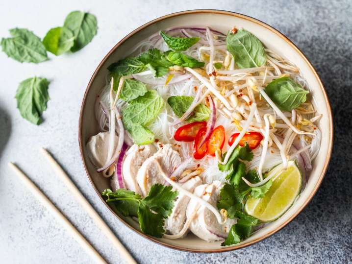 Vietnamese Pho and Spring Rolls