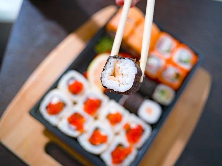 Japanese Tempura and Sushi