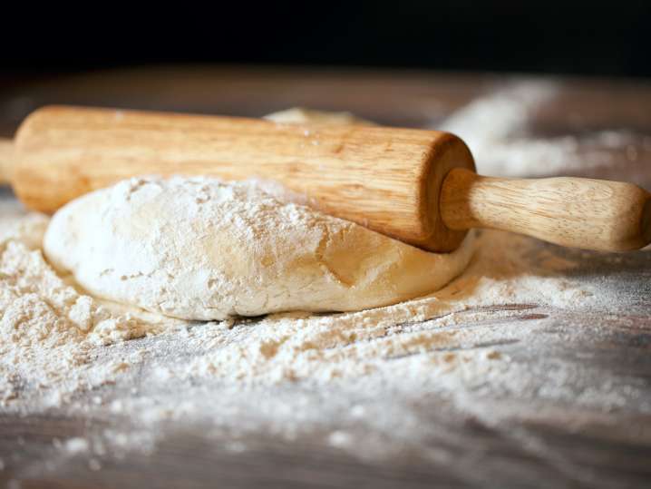 Chicago - homemade pizza dough Shot