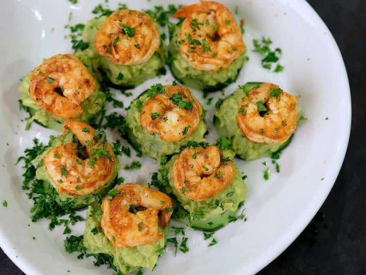 Blackened Shrimp Avocado Bites | Classpop Shot