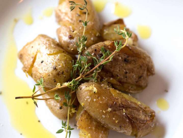 roasted fingerling potatoes | Classpop Shot