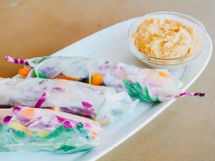 Vegetable Spring Rolls | Classpop Shot
