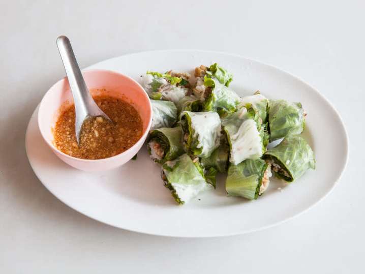 rice paper rolls with beef | Classpop Shot