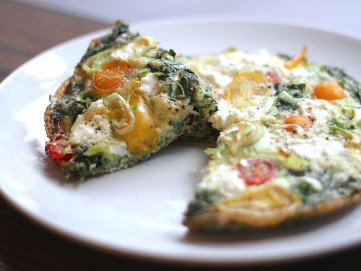 frittata with tomatoes and spinach | Classpop Shot