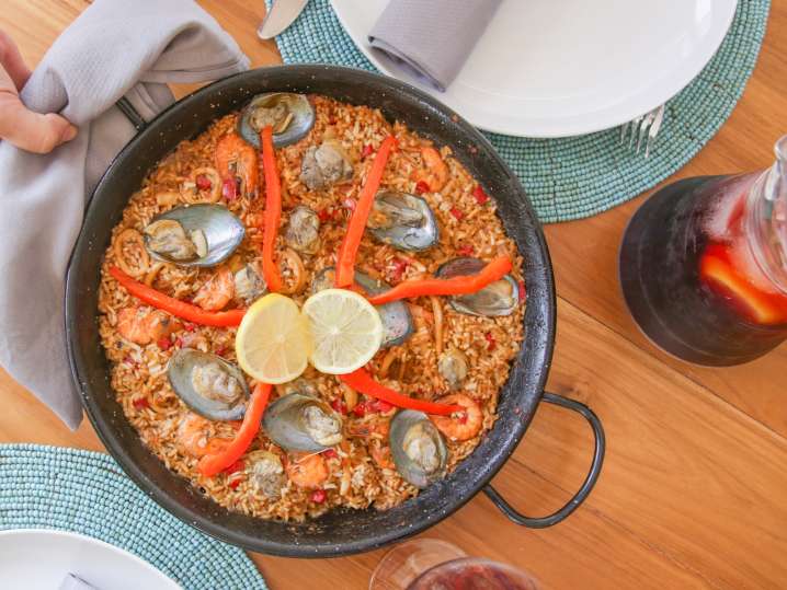 Perfectly Paired Sangria and Paella