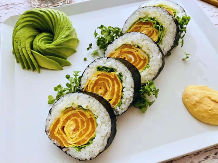 Rose-Inspired Sushi Selections