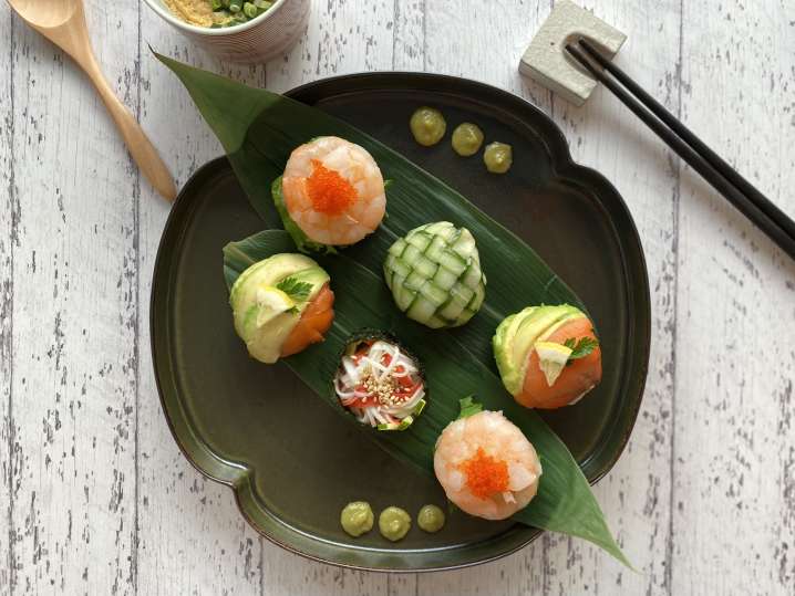 Homemade Temari Sushi Rolls