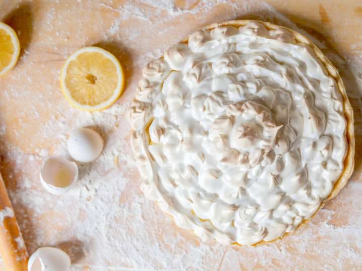 Homemade Lemon Meringue Tart