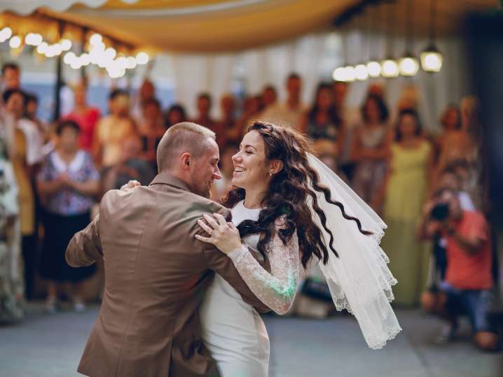 Newlyweds' First Dance