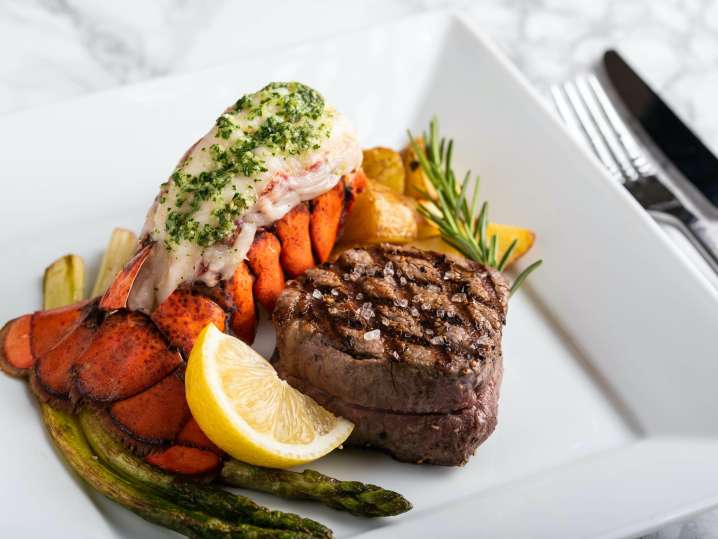 Romantic Steak and Lobster