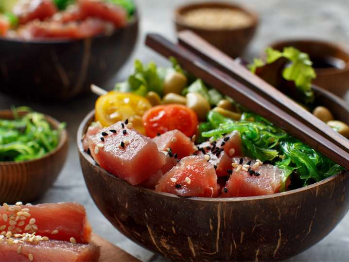 Prepare Island-Style Poke Bowls