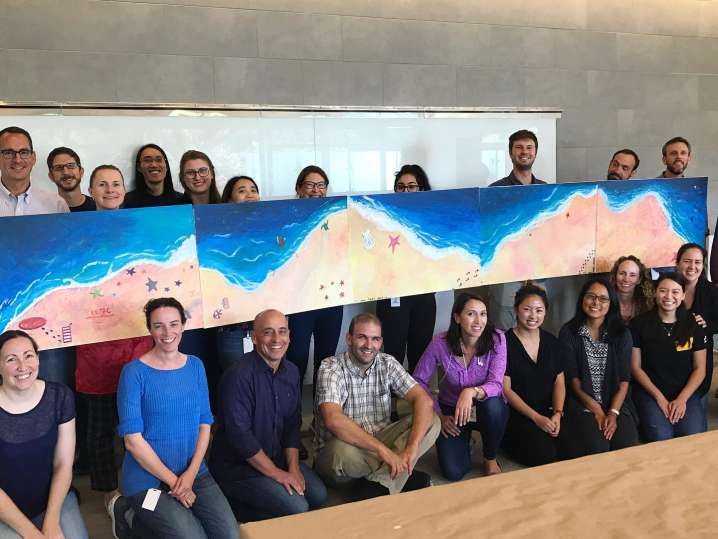 Paint and Sip Sailing Under Golden Skies Sacramento Classpop!