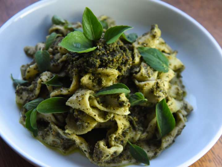 Make Homemade Pappardelle Pesto