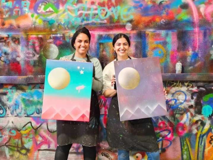 Paint and Sip BYOB Spray Paint and Sip Atlanta Classpop!