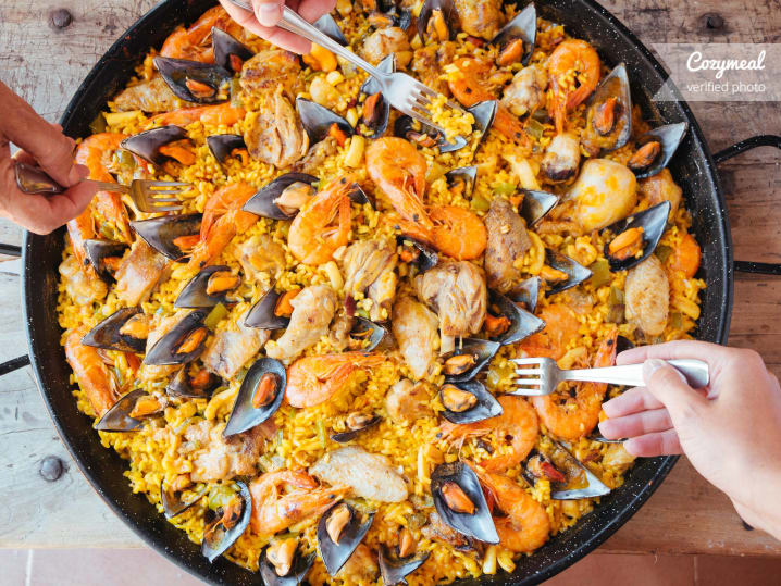 Cooking Class Seafood and Chorizo Paella Santa Monica Cozymeal