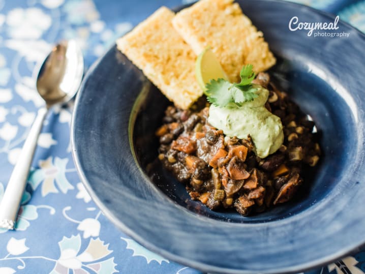 black bean chili