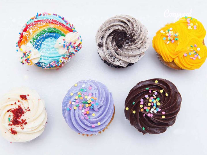 assorted cupcakes