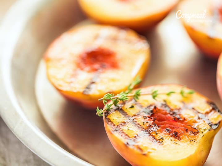 grilled peaches