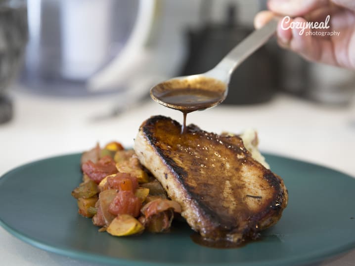 lavender pork chops