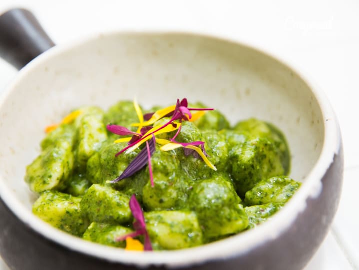 Gnocchi with superfood pesto