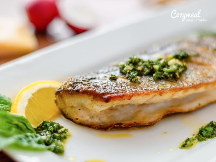 pan roasted sea bass