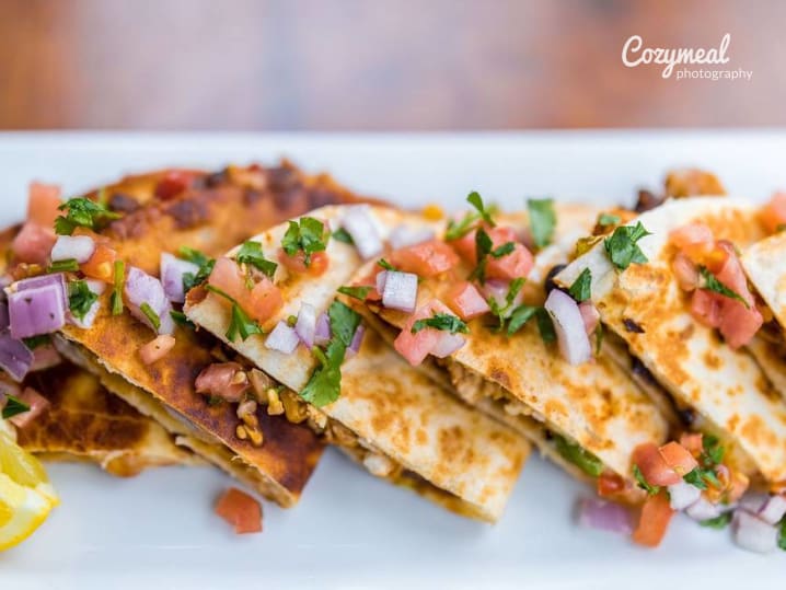 Chicken or Vegetable Quesadillas