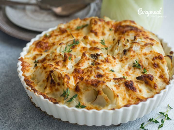 Potato and Celery Root Gratin with Thyme