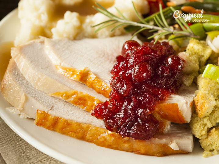 Roast Turkey and Cranberry Sauce