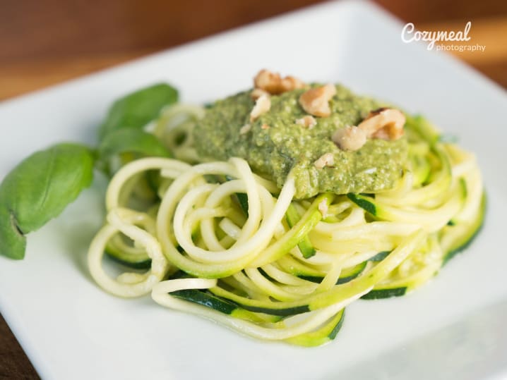 Pesto Zucchini Noodles