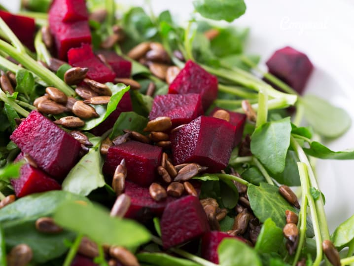 Beet and Haricot Vert Salad