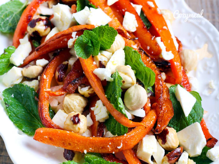Carrot Salad with Cumin Seed and Feta