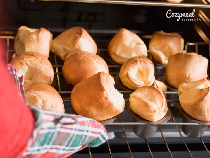 Cheddar and Spring Onion Popovers