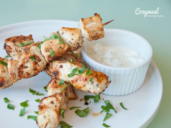 Greek Chicken Skewers