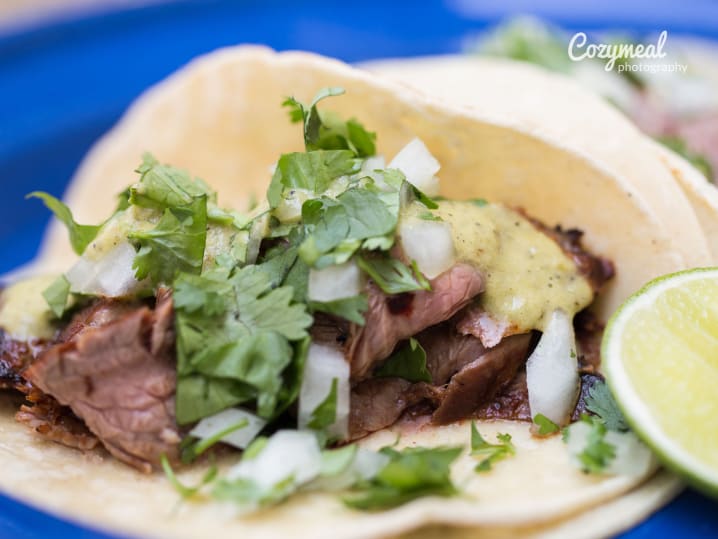 flank steak street tacos