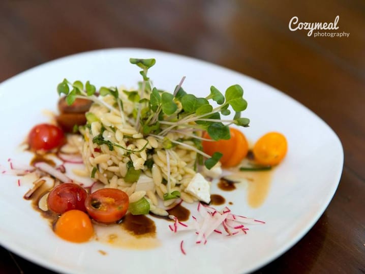 Warm Orzo With Basil and Jersey Tomatoes