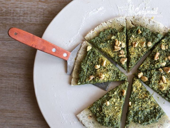 Grain Free Pesto Pizza