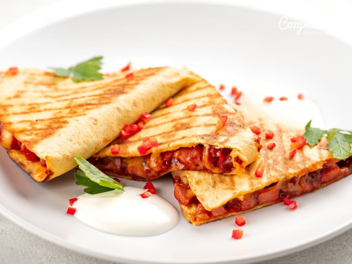 Chorizo quesadillas
