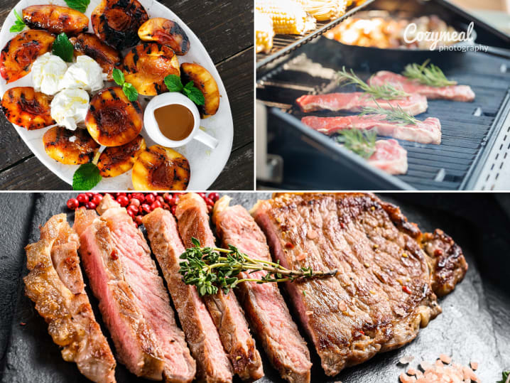 Cooking Class   Grill New York Strip and Peaches