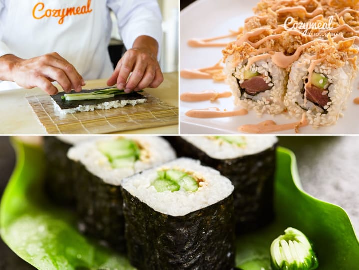 Cooking Class   Roll Sushi and Bake Matcha Cake