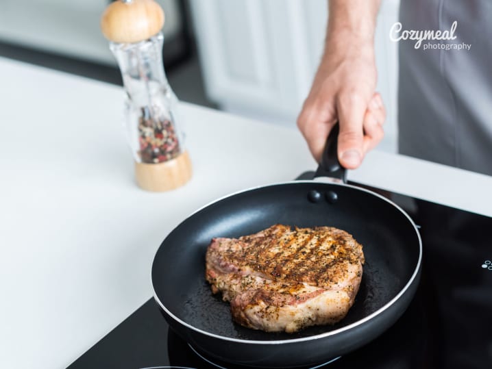 Cooking steak